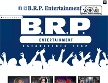 Tablet Screenshot of brpentertainment.com